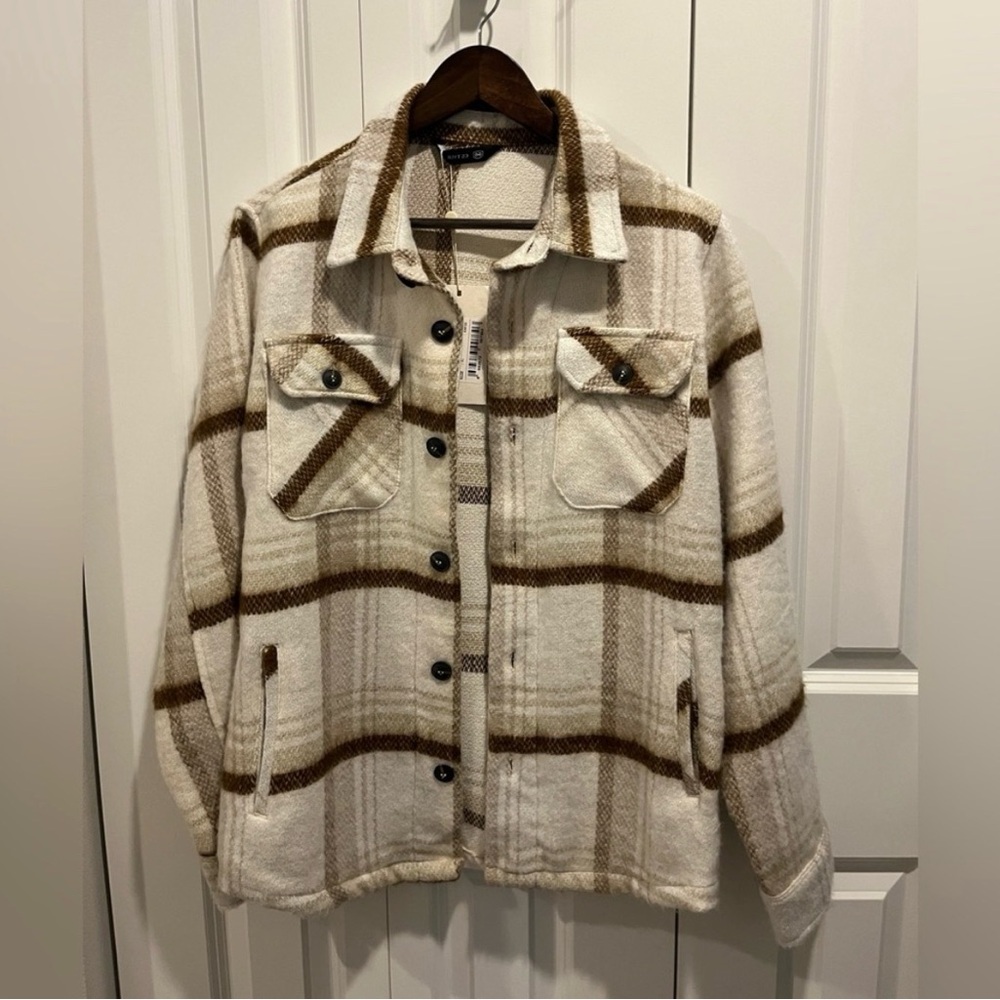 BEAUTIFUL NWT Ron Tomson RNT23 Plaid Button-Up Jacket. $170 Retail. Size XL